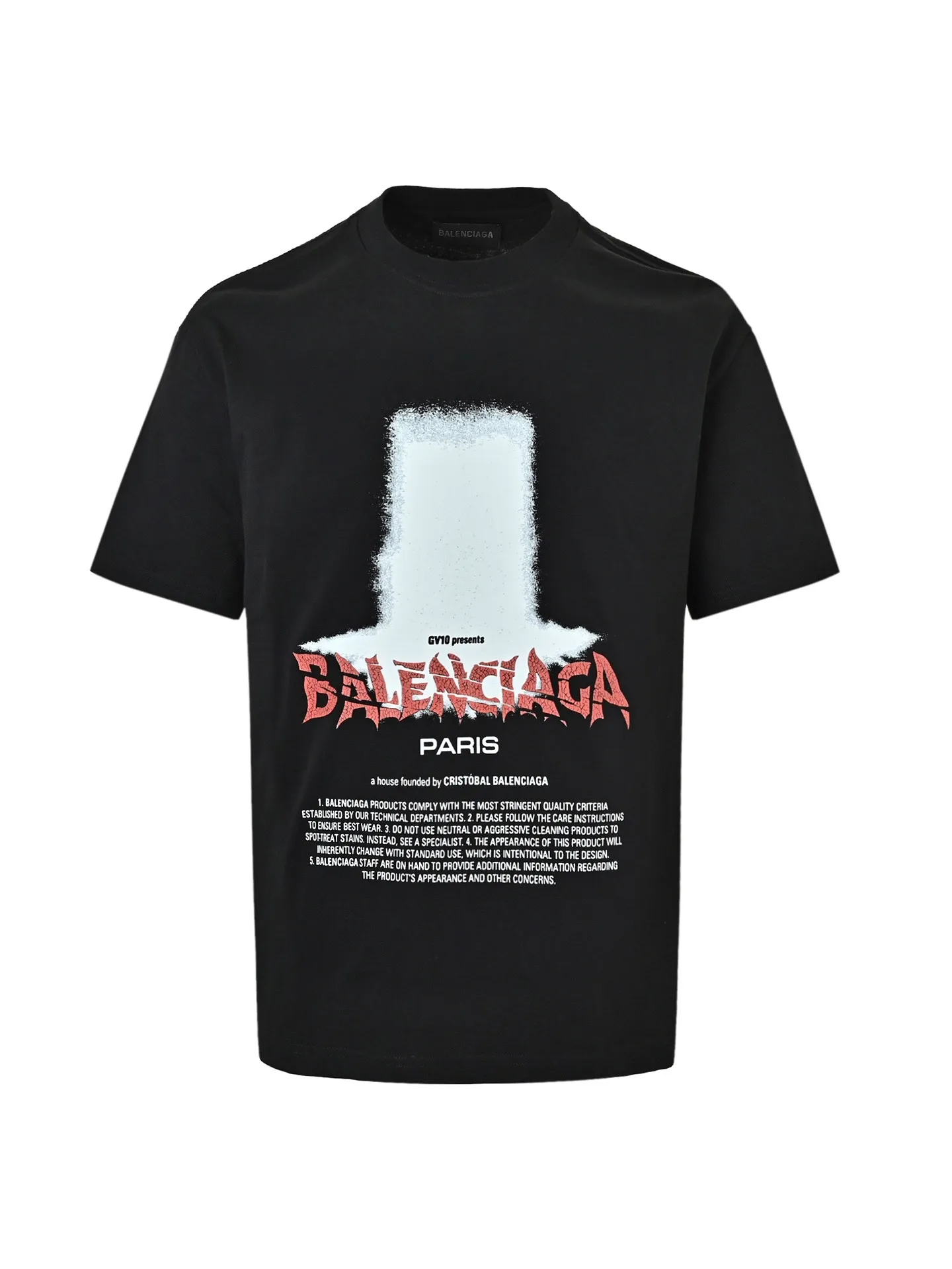 BLCG 26SS T Balenclag* ， T 。 . Authentic 。 ！ ZP 。 260 ， . ， ， 。 。 ， 。 OS . Same Style ：Black Size：XS S M L